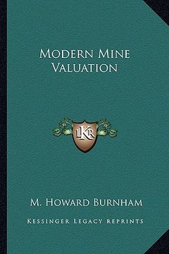 portada modern mine valuation (in English)