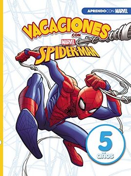 portada Vacaciones con Spiderman. 5 Años (Aprendo con Marvel)