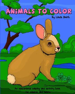 portada Animals to Color (en Inglés)