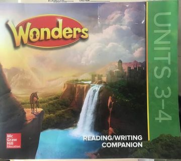 portada Wonders Grade 4 Reading/ Writing Companion Units 3-4 (in English)