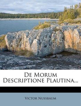 portada de Morum Descriptione Plautina... (in Latin)