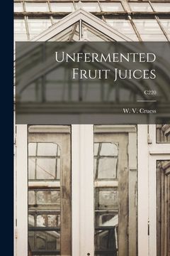 portada Unfermented Fruit Juices; C220 (en Inglés)