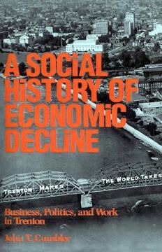portada a social history of economic decline: business, politics, and work in trenton (in English)