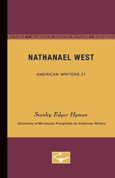 portada Nathanael West - American Writers 21: University of Minnesota Pamphlets on American Writers (en Inglés)