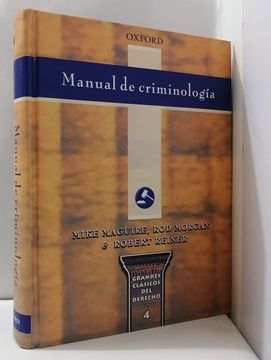 portada Criminología Oxford Manual (in Spanish)