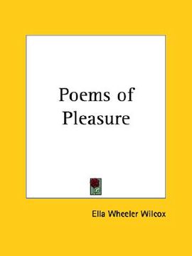 portada poems of pleasure (in English)