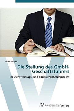 portada Die Stellung des GmbH-Geschäftsführers