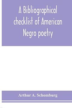 portada A Bibliographical Checklist of American Negro Poetry (en Inglés)