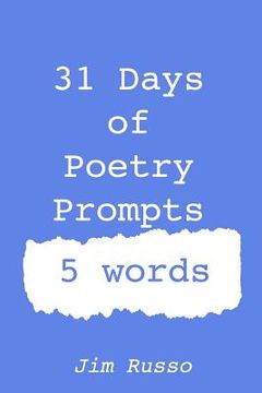 portada 31 Days of Poetry Prompts: 5 words (en Inglés)
