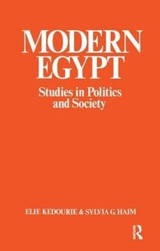 portada Modern Egypt: Studies in Politics and Society (en Inglés)