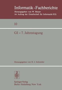 portada gi 7. jahrestagung: nurnberg, 26. 28. september 1977 (in German)