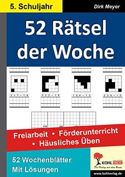 portada 52 Rätsel der Woche / 5. Schuljahr: Freiarbeit - Förderunterricht - Häusliches Üben (in German)