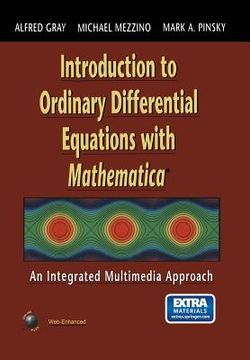 portada Introduction to Ordinary Differential Equations with Mathematica: An Integrated Multimedia Approach (en Inglés)