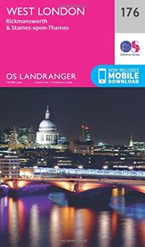 portada West London, Rickmansworth & Staines 1 : 50 000 (OS Landranger Map)