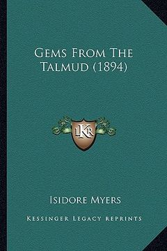 portada gems from the talmud (1894) (en Inglés)