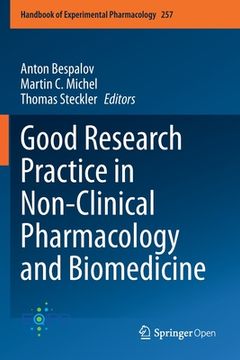 portada Good Research Practice in Non-Clinical Pharmacology and Biomedicine (en Inglés)