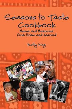 portada seasons to taste cookbook (en Inglés)