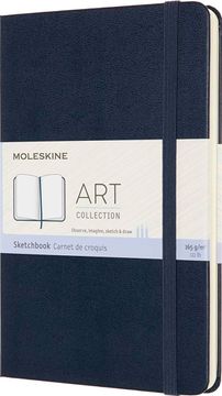 Libro Cuaderno de Dibujo / Mediano / Azul Zafiro - Moleskine De Art  Collection - Buscalibre
