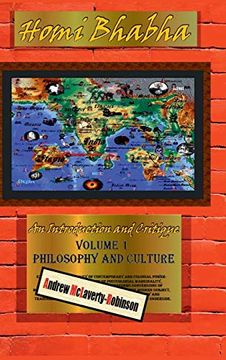 portada Homi Bhabha: An Introduction and Critique, Volume 1: Philosophy and Culture (Hc) (en Inglés)