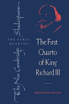 portada Ncsq: First Quarto of Richard iii (The new Cambridge Shakespeare: The Early Quartos) (en Inglés)