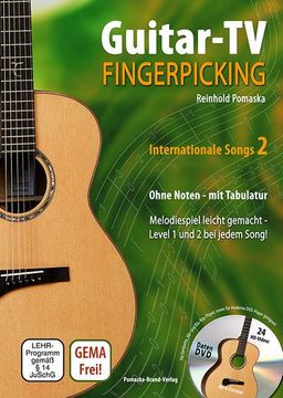 portada Guitar-Tv: Fingerpicking - Internationale Songs 2 (Mit Dvd) (en Alemán)