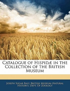 portada catalogue of hispid in the collection of the british museum (en Inglés)