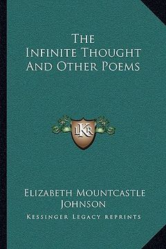 portada the infinite thought and other poems (en Inglés)