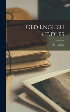 portada Old English Riddles (en Inglés)