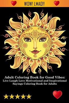portada Adult Coloring Book for Good Vibes (en Inglés)