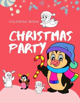 portada Christmas party coloring book: 100 pages funny coloring book for christmas celebration EP.2 (Books8) (en Inglés)