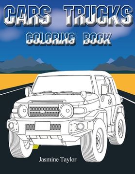 portada Cars Trucks Coloring Book (en Inglés)