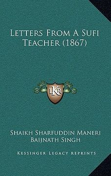 portada letters from a sufi teacher (1867) (in English)