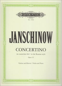 portada Concertino im Russischen Stil op. 35 (en Alemán)