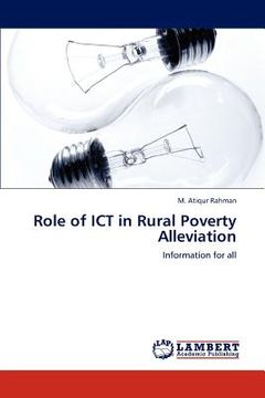 portada role of ict in rural poverty alleviation (en Inglés)