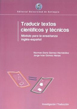 portada Traducir Textos Cientificos y Tecnicos. Modulo Para la Ensenanza Ingles - Espanol (in Spanish)