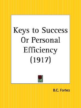 portada keys to success or personal efficiency (en Inglés)