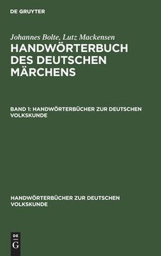 portada Handwã Â¶Rterbã Â¼Cher zur Deutschen Volkskunde Handwã Â¶Rterbuch des Deutschen mã Â¤Rchens Handwã Â¶Rterbã Â¼Cher zur Deutschen Volkskunde/ Abt. 2: Mã Â¤Rchen (German Edition) [Hardcover ] (in German)