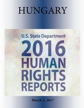 portada HUNGARY 2016 HUMAN RIGHTS Report (en Inglés)