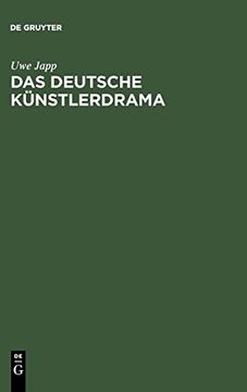 portada Das Deutsche Künstlerdrama (en Alemán)