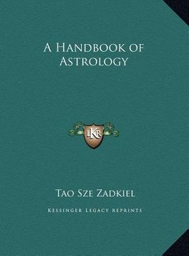 portada a handbook of astrology a handbook of astrology