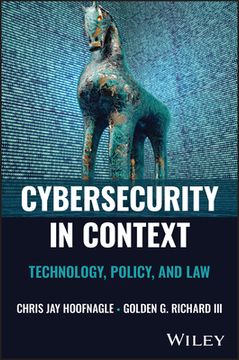 portada Cybersecurity in Context: Technology, Policy, and Law (en Inglés)