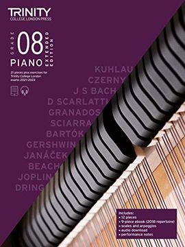 portada Trinity College London Piano Exam Pieces Plus Exercises 2021-2023: Grade 8 - Extended Edition 