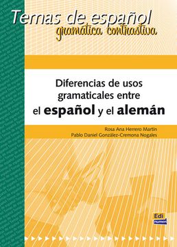 portada Temas de Español Gramática Contrastiva. Diferencias de Usos Gramaticales Entre El Español Y El Alemán (in English)