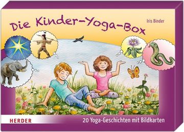 portada Die Kinder-Yoga-Box: 20 Yoga-Geschichten mit Bildkarten (en Alemán)