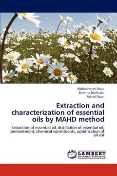 portada extraction and characterization of essential oils by mahd method (en Inglés)