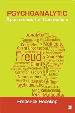 portada Psychoanalytic Approaches for Counselors (en Inglés)
