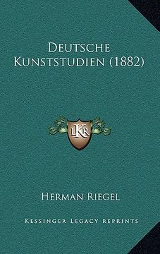 portada Deutsche Kunststudien (1882) (en Alemán)