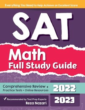 portada SAT Math Full Study Guide: Comprehensive Review + Practice Tests + Online Resources (en Inglés)
