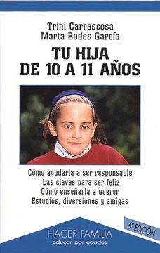portada Tu hija de 10 a 11 años (Hacer Familia) (in Spanish)