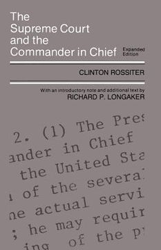 portada the supreme court and the commander in chief (en Inglés)